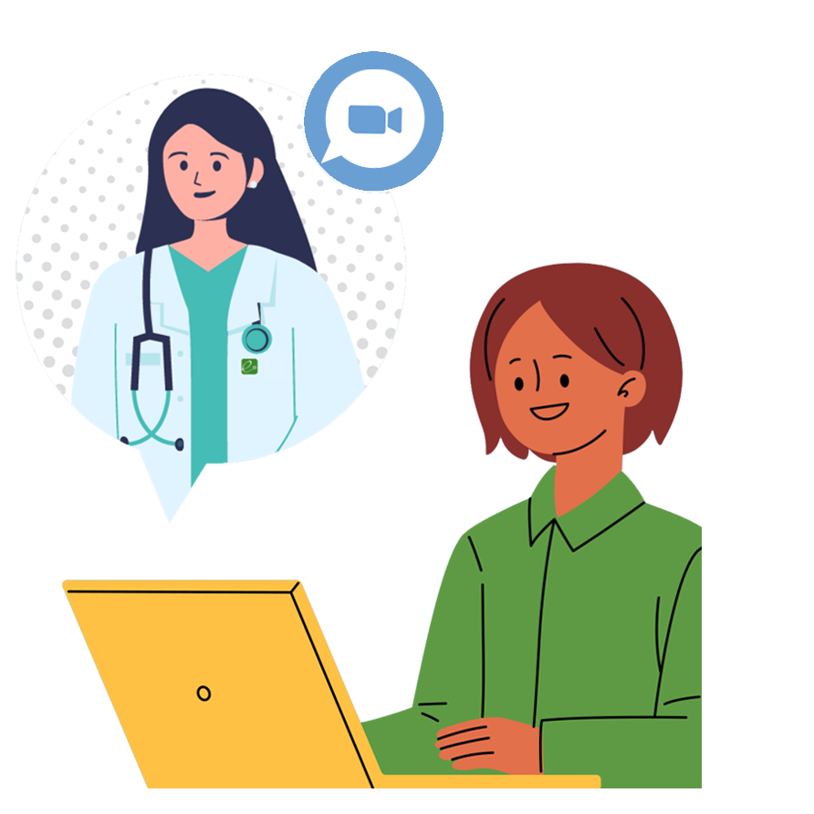 Video Visits on Demand Graphic